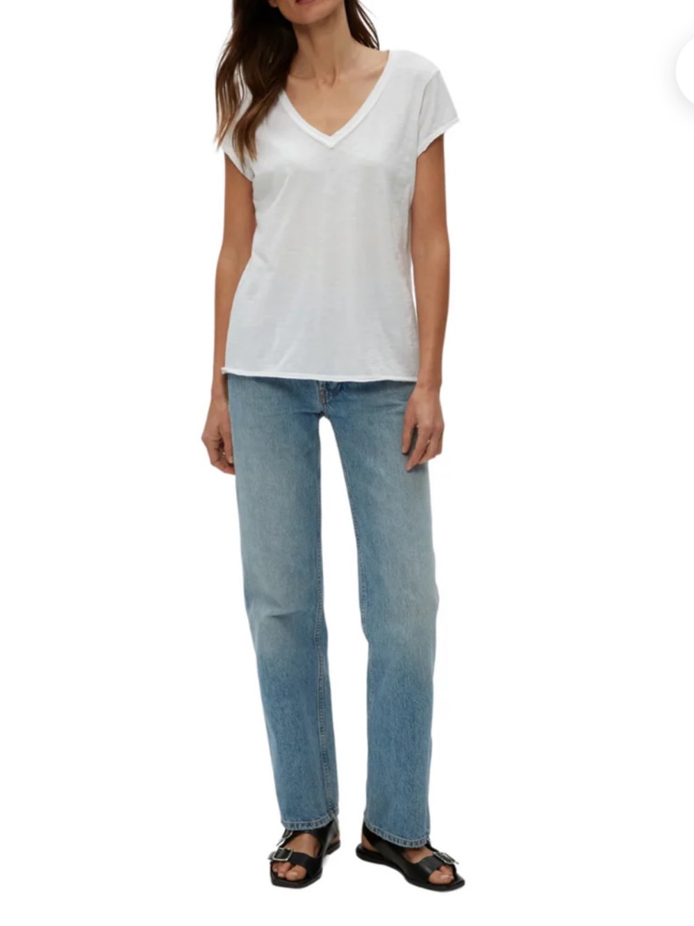 Michael Stars Baxter V-neck T-shirt OS